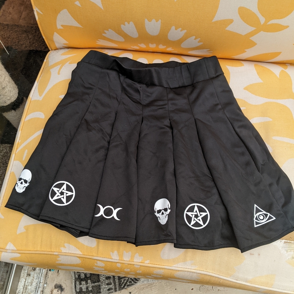 Gothic cheerleader skirt